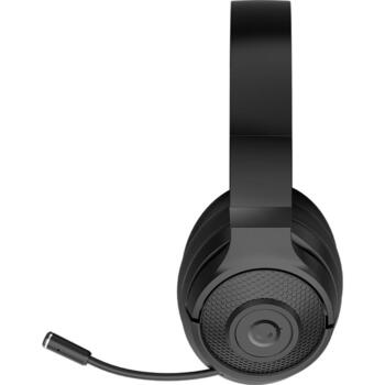 Lorgar Noah 500 LRG-GHS500, Bluetooth 5.3, 58h, 1000mAh, 40mm, 32Ω, 92dB, 20-20000Hz, stereo, mikrofons, melna (LRG-GHS500)