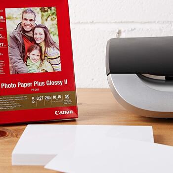 Canon Foto papīrs PP-201 2311b003, 150mm, 100mm, 3:2, spīdīga, blīvums 260g/m2, 50 vienības (2311b003)