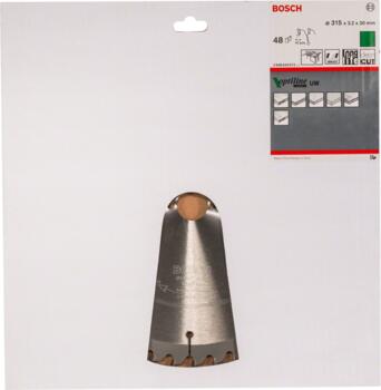 Ripzāģa disks 315x30 mm, Galda zāģiem PRO WOOD RIPZĀĢA ASMENS, 2608640673, BOSCH (2608640673)