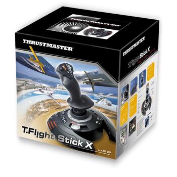 Thrustmaster Joysticks T-Flight Stick X 4160526, vadu, USB, 12 pogas, 4 asis, PC, PlayStation 3 (4160526)