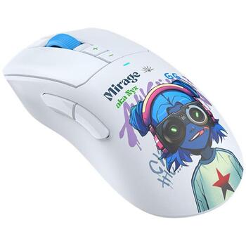 A4Tech Мышь A4TMYS47745, 300 мАч, 75ч, 8 кнопок, 20000 CPI, RGB подсветка, беспроводная, USB-C зарядка (A4TMYS47745)