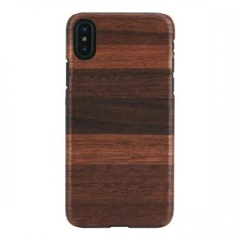 Man&Wood Чехол для смартфона M8012B, 5.8'', коричневый, натуральное дерево, поликарбонат, совместим с Apple iPhone XS/X (M8012B)