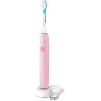 Philips Sonicare For Kids Smart HX6600/11, розовый, Bluetooth, 21 день, 2 режима, аккумуляторный (HX6600/11)