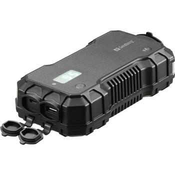 Sandberg Jumpstarter Powerbank 10000 420-98, 10000 мАч, 5V/2A, 9V/2A, USB-A 5V/3A, 12V 2000A, IP65, фонарик (420-98)