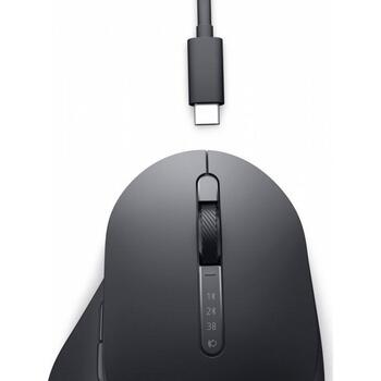 Dell Premier Rechargeable Wireless Mouse MS900 570-BBCB, 8000 DPI, 7 pogas, Bluetooth 5.1, akumulators, USB-C (570-BBCB)