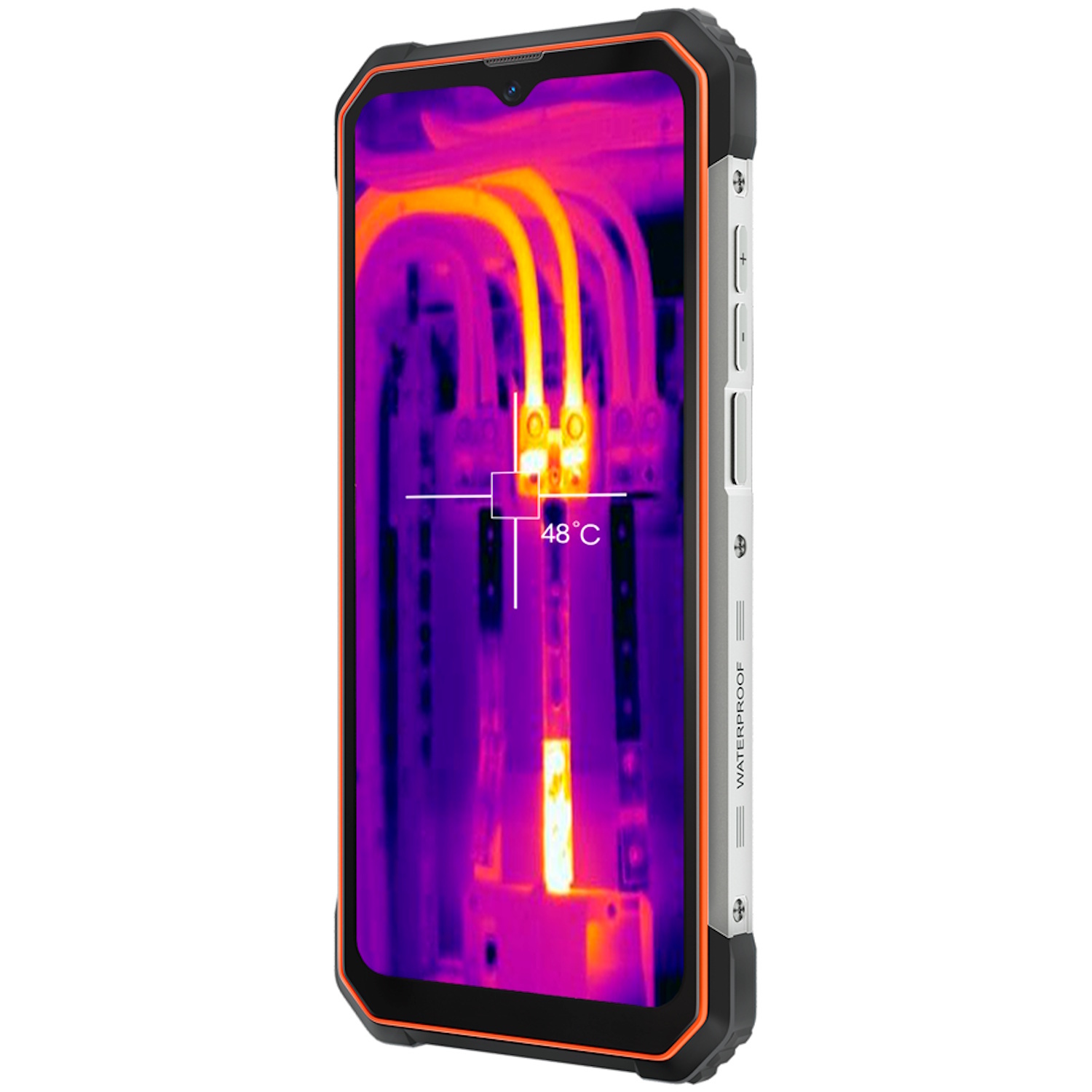 Защищенный смартфон 5G с тепловизором FLIR BL8800 Dual 5G Pro 6.58″ FHD+ 8 GB 128 GB 8380 mAh Оранжевый Blackview (BL8800_PRO-OR_EU)
