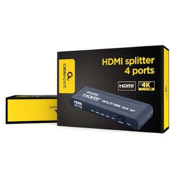 Gembird HDMI сплиттер DSP-4PH4-02 4 порта, 225 МГц, 0.28 кг (DSP-4PH4-02)