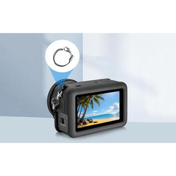Puluz PU1076B силиконовый защитный чехол с ремнем для DJI Osmo Action 6, 51 см, защита от ударов (PU1076B)