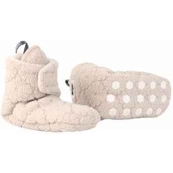 Lodger Slipper Folklore Fleece čībiņas SLF 599, 12-18M, 100% poliesters, Velcro, pretslīdes zole, balta (SLF 599_12-18)