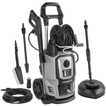POWERPLUS POWXG90426 мойка высокого давления для очистки авто и уличных поверхностей 2500Вт 195бар шланг 8м бак 1.1л (POWXG90426)