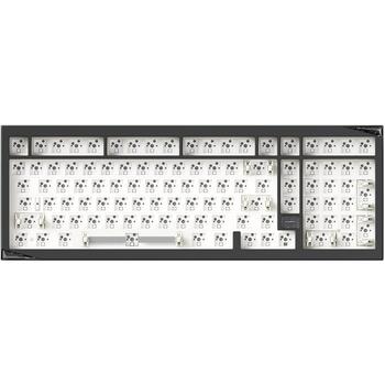 Akko Mineral 02 VIA DIY комплект, 405мм, 142мм, 47мм, 2460г, алюминий, черный, QWERTY, 8000мАч, USB+RF+BT, RGB (6925758632324)
