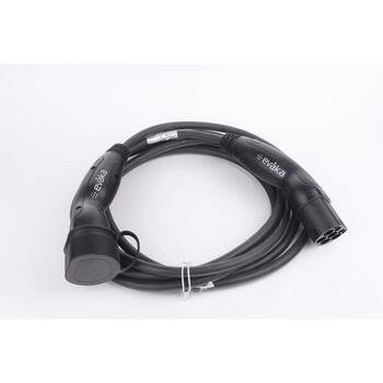 Evaka EV зарядный кабель 2-2, 22 кВт, 32 А, 5 x 6 mm2, 1 x 0.5 mm2, 5 м, ITGAM3871, черный (ITGAM3871)