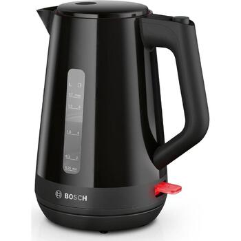 Bosch Чайник TWK1M123, 2400 Вт, 1.7 Л, пластик, 360° поворотная база, черный, фильтр от накипи, автоматическое отключение (TWK1M123)