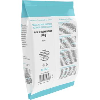 Browin Aktivētā ogle Activsorb 405111, 1,7L, 0,86kg, kokosšķiedra, 0,6-2,36mm, joda vērtība >900mg/g, pelnu <3%, 20L filtr. (405111)