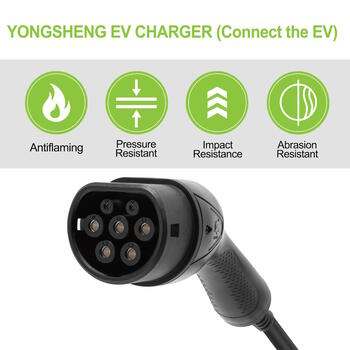 EV Charge Premium EU CE универсальный зарядный кабель 11 кВт, 16A, Type 2 – Type 2, длина 7.5 м, чёрный (AUX1675T2)