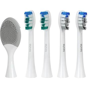 Lovio SonicProtect PRO LVTB124WH-HS, 5 режимов, 3 интенсивности, IPX8, датчик давления, 5 насадок, зарядное устройство (LVTB124WH-HS)
