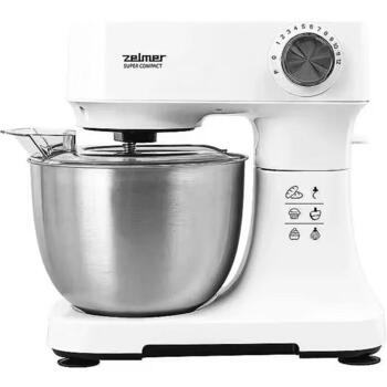 Zelmer Миксер ZKR1340 70307008P, 600 W, 3.5 л, 12 скоростей, подвижная рука, планетарное смешивание, противоскользящие ножки (70307008P)