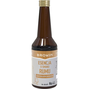 Browin Эссенция со вкусом Рома, 404481, 40 мл, для приготовления 4 Л напитка, натуральный аромат, легкость в использовании (404481)
