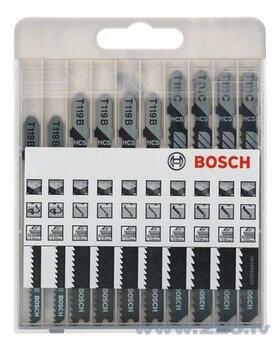 Набор полотен для электролобзика (10 шт.) по дереву, 2607010629, Bosch (2607010629)