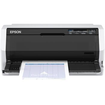 Epson LQ-690II принтер C11CJ82401, 487 символов/сек, 24 иглы, USB 2.0, Монохромный, Белый/Чёрный (C11CJ82401)