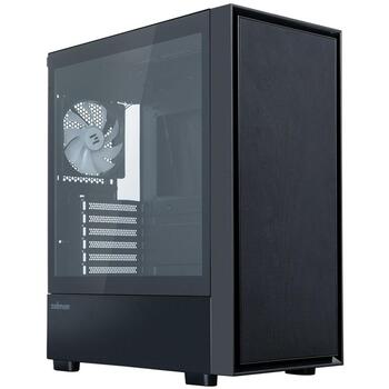 Zalman S6 BLACK, ATX Midi Tower datora korpuss, 3x140mm FRGB priekšā, 1x120mm FRGB aizmugurē, melns (S6 BLACK)