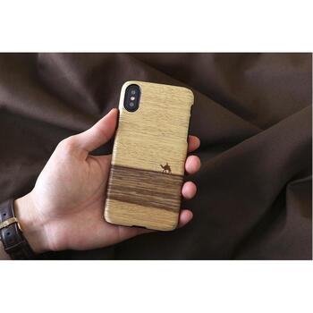 Man&Wood Чехол для смартфона M8017B, 5.8'', натуральное дерево, поликарбонат, белый, Apple iPhone XS / X (M8017B)