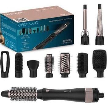 Cecotec Фен 10in1 Styler 4439, 1000 Вт, 3 уровня нагрева, 10 насадок, керамическое покрытие, поворотный шнур (4439)