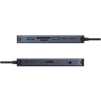 Hyper dokstacija HD4005GL, 1x HDMI, 1x RJ-45, USB-C 3.2 Gen 2, Thunderbolt 3, Thunderbolt 4, 140 W PD3.1 (HD4005GL)