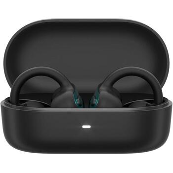 Lenovo austiņas X500 GXD1U67590, 20 h, 20-20k Hz, 16 Ω, 11 mm, -38 dB, Bluetooth 6.0, iebūvēts mikrofons, klipsis, melnas (GXD1U67590)