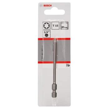 Bosch 2607001650 Skrūvgrieža uzgalis, T15, 89mm, 1/4