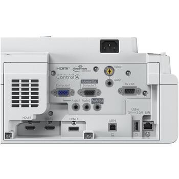 Epson проектор EB-760W V11HA81080, 4100 ANSI люмен, WXGA (1280x800), Wi-Fi, белый, 3LCD (V11HA81080)