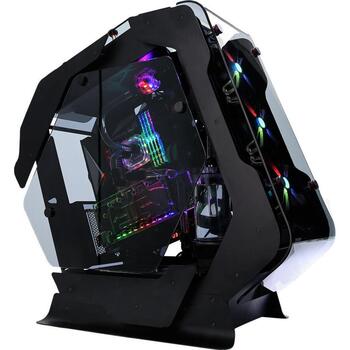 Zalman Datoru korpuss Z-Machine 500, 10.5kg, Melna, Alumīnijs, Rūdītais stikls, 7 x PCI, 1 x 3.5