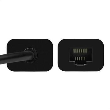 Axagon USB-C гигабитный Ethernet адаптер ADE-SRC, 1000 Mbit/s, 1 RJ-45 порт, USB питание, Plug and Play, поддержка VLAN (ADE-SRC)
