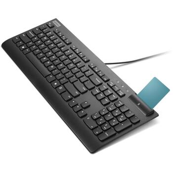 Lenovo Klaviatūra Smartcard II 4Y41R64720, USB, 106 taustiņi, melna, plunger tipa slēdzis (4Y41R64720)