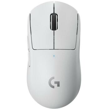 Logitech USB оптическая мышь PRO X SUPERLIGHT 910-005943, 25600 DPI, 1 мс, 5 кнопок, 63г, белая, эргономичный дизайн (910-005943)