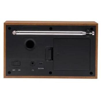 Denver Радиоприемник DAB-46W 111111000400, 2W, DAB+, FM, LCD, Будильник, 4xAA батареи (111111000400)