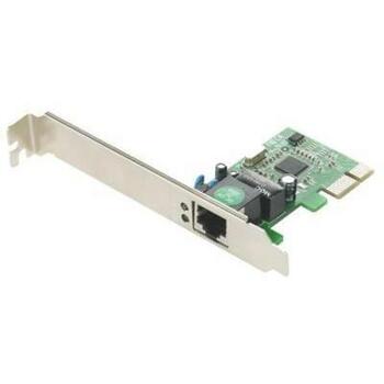 Gembird сетевая карта NIC-GX1, 1000 Mbit/s, 1 RJ45 порт, PCI Express, автоматическая настройка IRQ и I/O адреса (NIC-GX1)