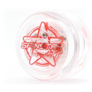 YoYoFactory YO-YO SPINSTRAR YO 618, 60,5 г, 37,7 мм, 58,8 мм, поликарбонат, LED, светится в темноте, 2xLR41 (YO 618)