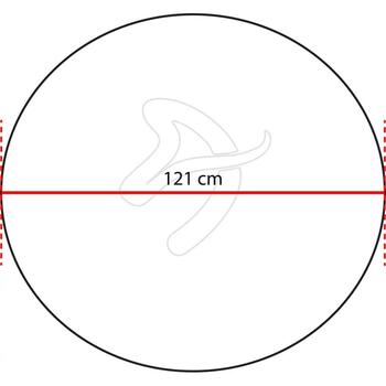 Arozzi ZONA Grīdas paklājs AZ-ZONA-PAD-BG, 121cm, 3mm, mikrošķiedra, pret slīdēšanu, ofisam (AZ-ZONA-PAD-BG)