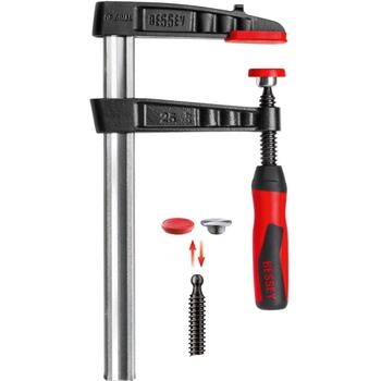 BESSEY screw clamp TG-2K 250/120 - Malleable cast iron (TG25-2K)