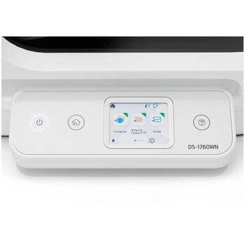 Epson Документный сканер DS-1760WN B11B274401, 3000 сканирований/день, 1200 dpi, Wi-Fi, автоматическая двусторонняя печать (B11B274401)