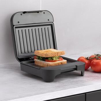 Jata Гриль JEGR1165, 750 W, 21x14 см, без PFOA, вертикальное хранение, противоскользящая основа (JEGR1165)