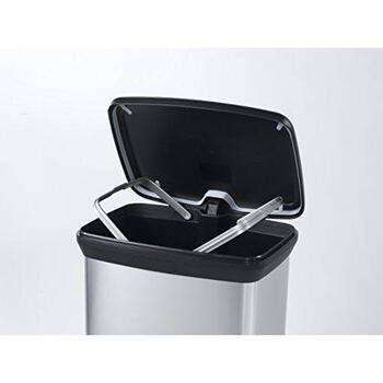 Мусорное ведро с педалью Deco Bin 50L silver 0802162582 CURVER (0802162582)