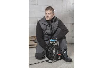 Hogert HT5K243-S утепленный жилет, мужской, S, 100% полиэстер, 205 г/м², 250 г/м², карманы на молнии (HT5K243-S)