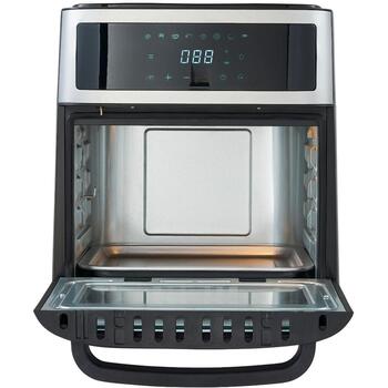 Adler Мини-печь AD 6309, 1700 Вт, 13 Л, нержавеющая сталь/черный, 40-200°C, конвекция, сенсорная панель (AD 6309)