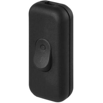 Emos Выключатель A1209, 2,5 A, 250 V, IP20, 1 кнопка провод, однополюсный, винтовой зажим, для кабеля H03VVH2-F, H05VVH2-F: 2 x 0 (A1209)