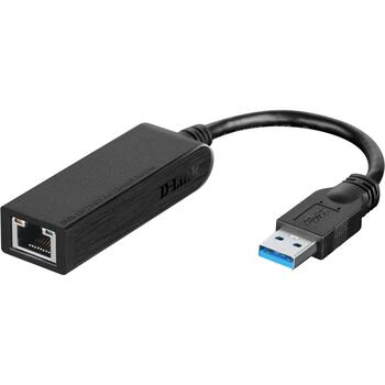 D-Link USB 3.0 Gigabit Ethernet адаптер DUB-1312, 1 Gbps, USB 3.0, Gigabit Ethernet (DUB-1312)