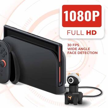 Subsonic Вебкамера SA5752-2, 1080p, 30fps, USB Type-C, красный, автофокус, отслеживание лиц, крышка для конфиденциальности (SA5752-2)