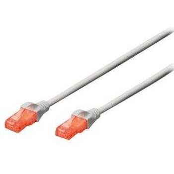 Digitus сетевой кабель DK-1617-050, CAT 6, UTP, 5 м, серый, RJ-45 male, 8 проводов, AWG 26/7, без галогенов, защита от зацепов (DK-1617-050)
