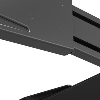 Sbox PLB-79464 televizora kronšteins, 43-90 collas, VESA 100x200-600x400, 50kg, noliecams-grozāms, melns (PLB-79464)